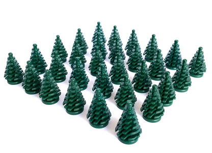 30 pcs | Tree, Pine (Small Version)| 2435 | Fully compatible