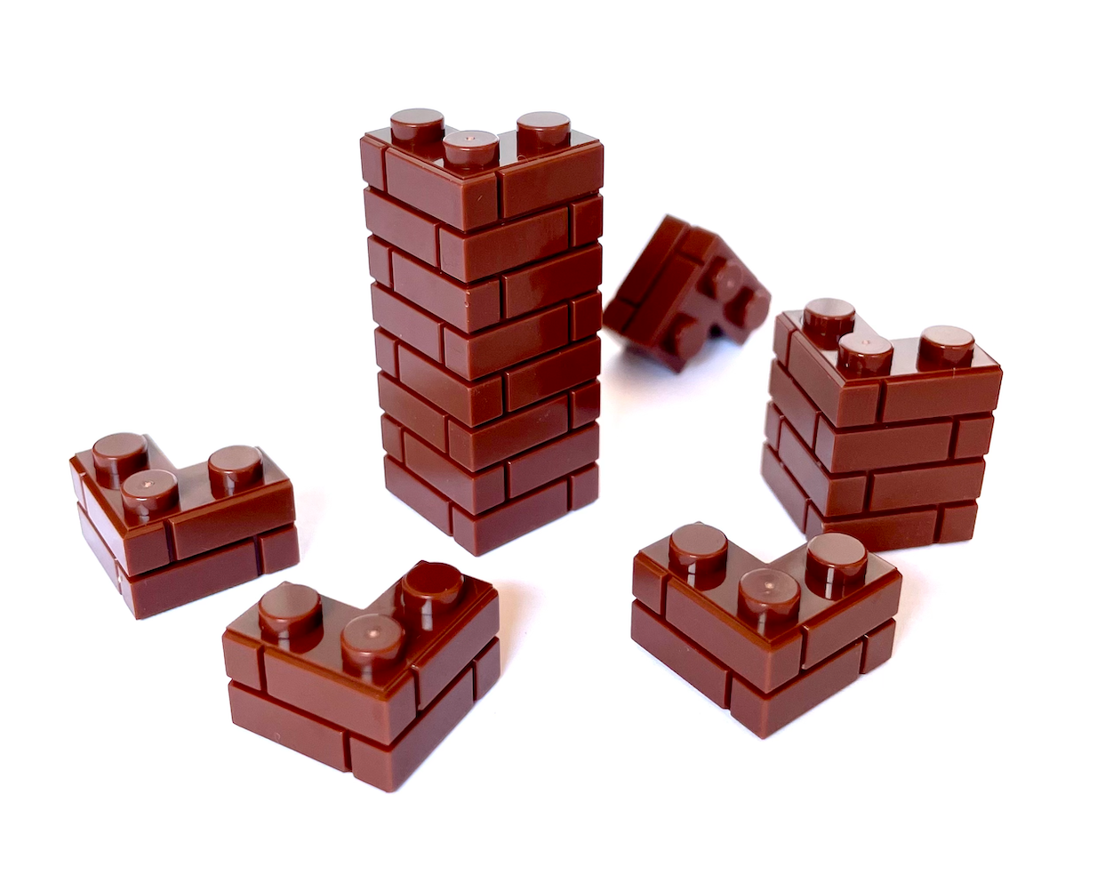 50 pcs | Masonry Profile Corner Brick 1x2x2 | 98283 | Fully compatible