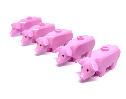 5 pcs | Pig, animal | Printed | Fully compatible