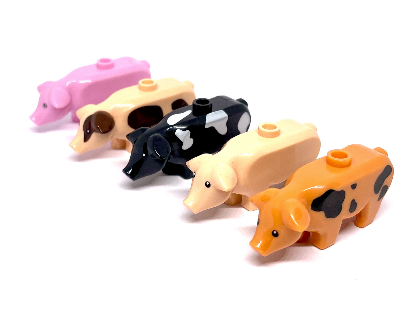 5 pcs | Pig, animal | Printed | Fully compatible